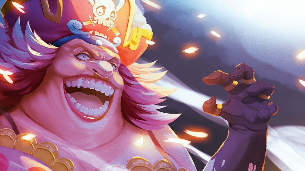 An image from a tutorial on how to paint Big Mom from One Piece