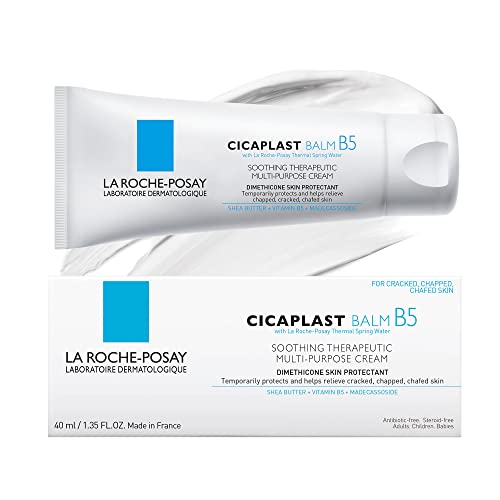 La Roche-Posay Cicaplast Balm B5, Healing Ointment and Soothing Therapeutic Multi Purpose Cream for Dry &amp;amp; Irritated Skin, Body and Hand Balm, Baby Safe, Fragrance Free