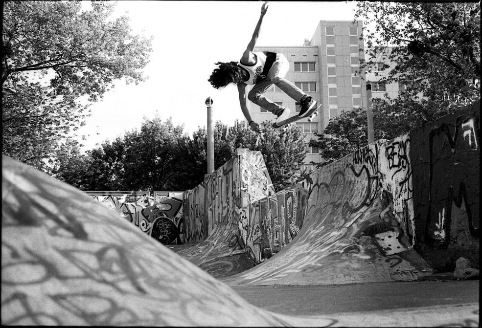 A skater in a Dresden park