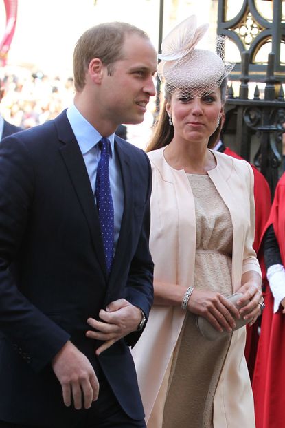 Kate Middleton Dresses Baby Bump In Jenny Packham At Queen's Coronation Service
