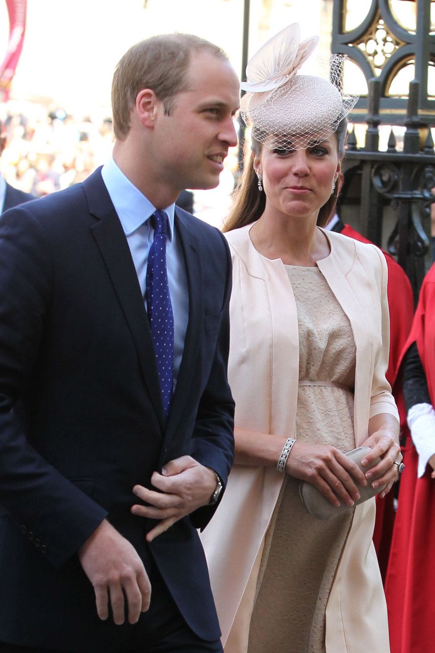 Kate Middleton Dresses Baby Bump In Jenny Packham At Queen&#039;s Coronation Service