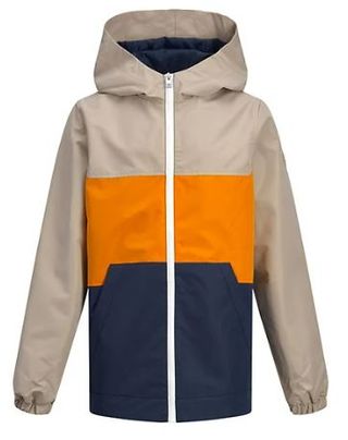 three tone teenageer coat with hood