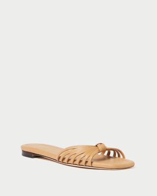 Izzie Dune Leather Knot Sandal