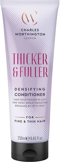 Charles Worthington Thicker &amp; Fuller Densifying Conditioner:View in 🇬🇧 at Boots UK