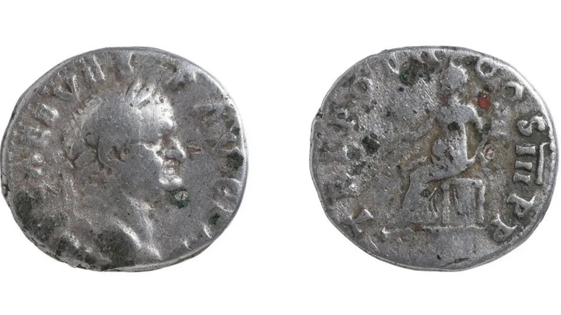 Two silver Roman coins