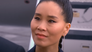 Alicia Hannah-Kim in the trailer for Cobra Kai.