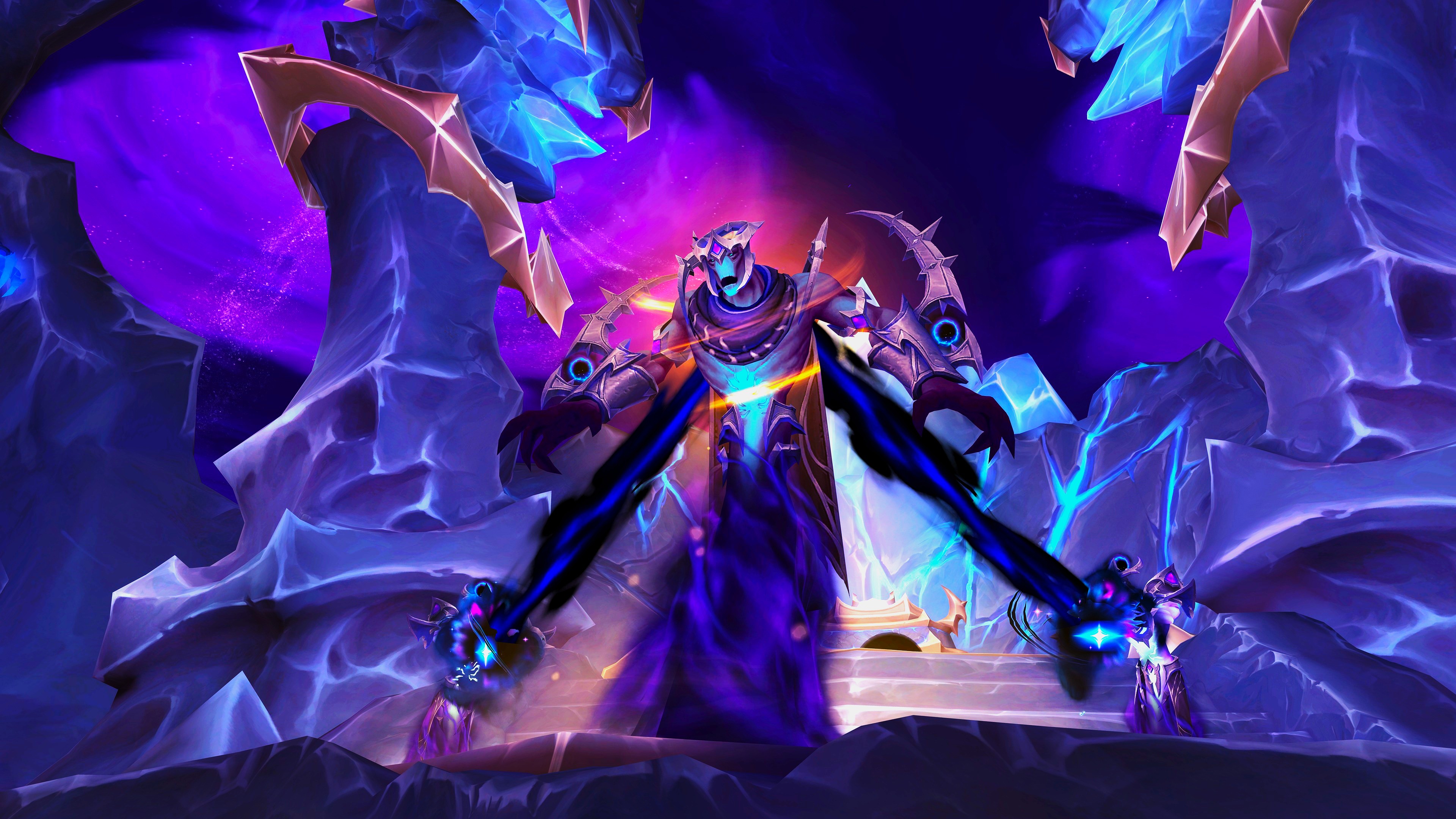 Slightly edited promotional screenshot of the Devouring Host in World of Warcraft: Midnight