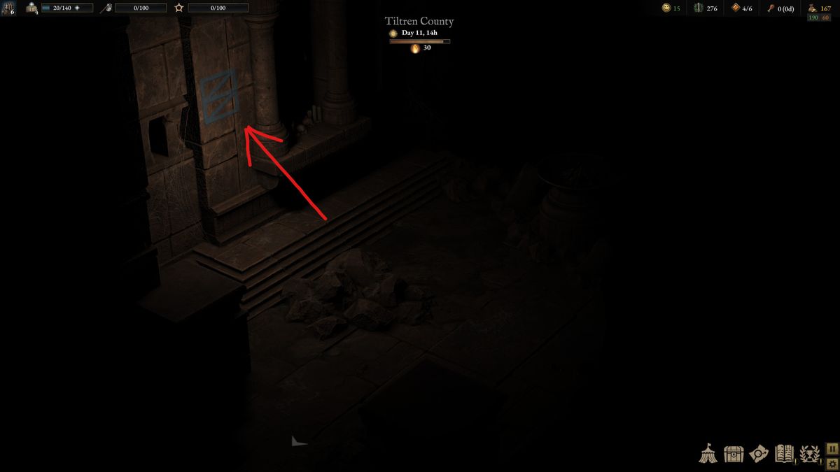 Wartales tomb puzzle