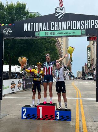 Chloe Dygert wins US Pro nationals road race