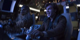 Han Solo and Chewbacca in Solo: A Star Wars Story