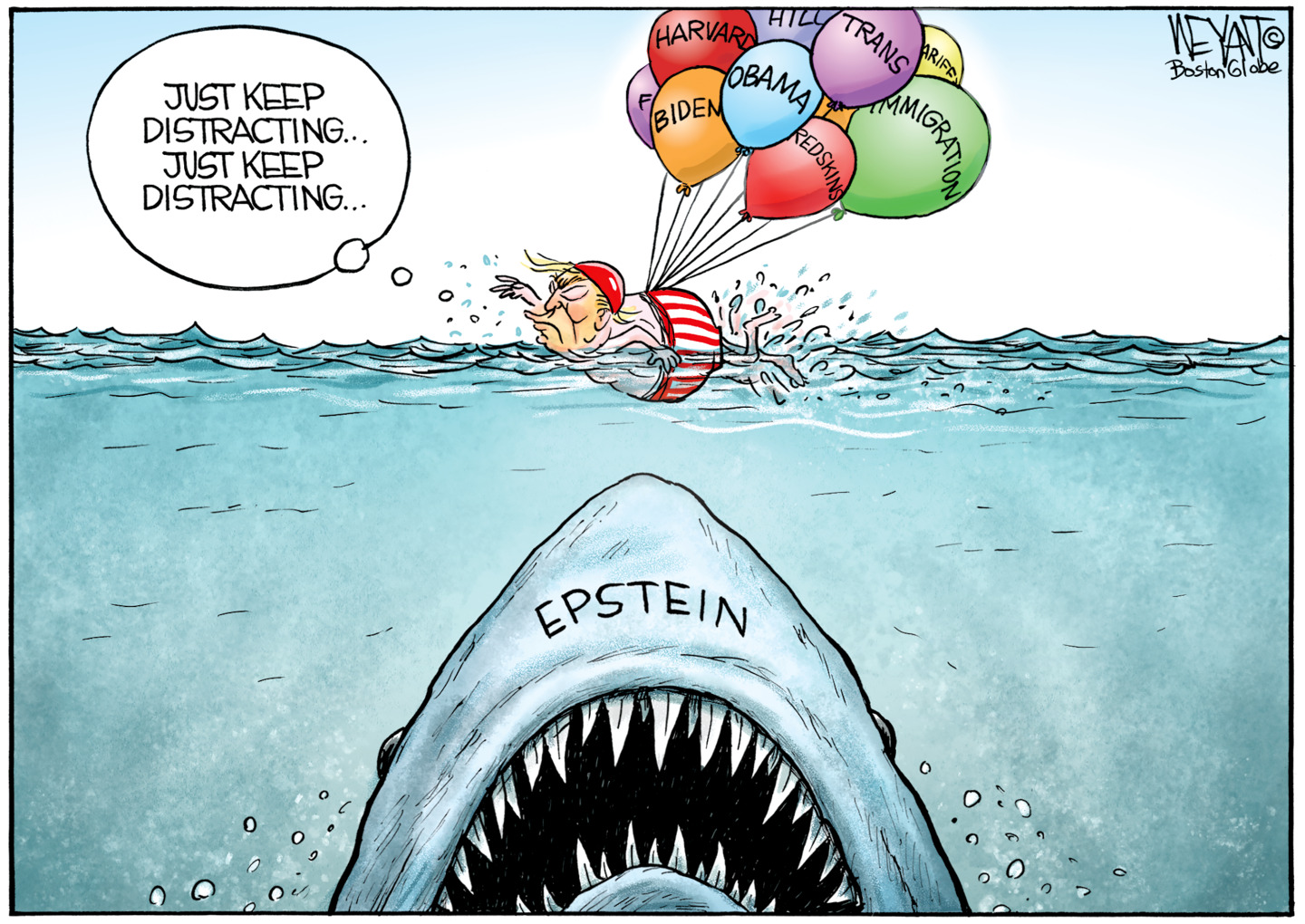 Political cartoon