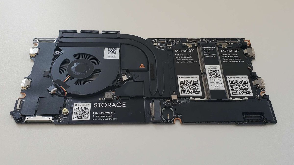 Framework mainboards and case