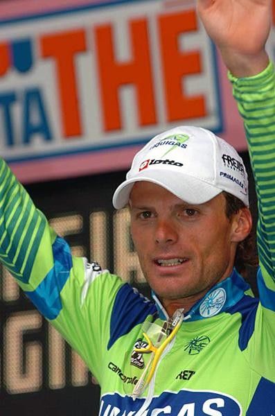 Danilo Di Luca (Liquigas) honoured.