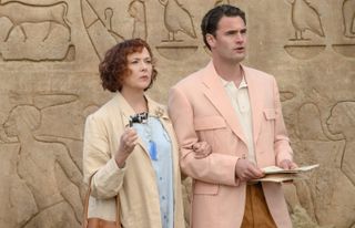 Death on the Nile starring Tom Bateman and Annette Bening