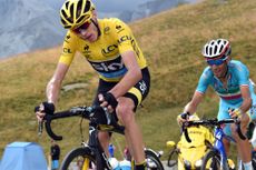 Chris Froome on stage seventeen of the 2015 Tour de France