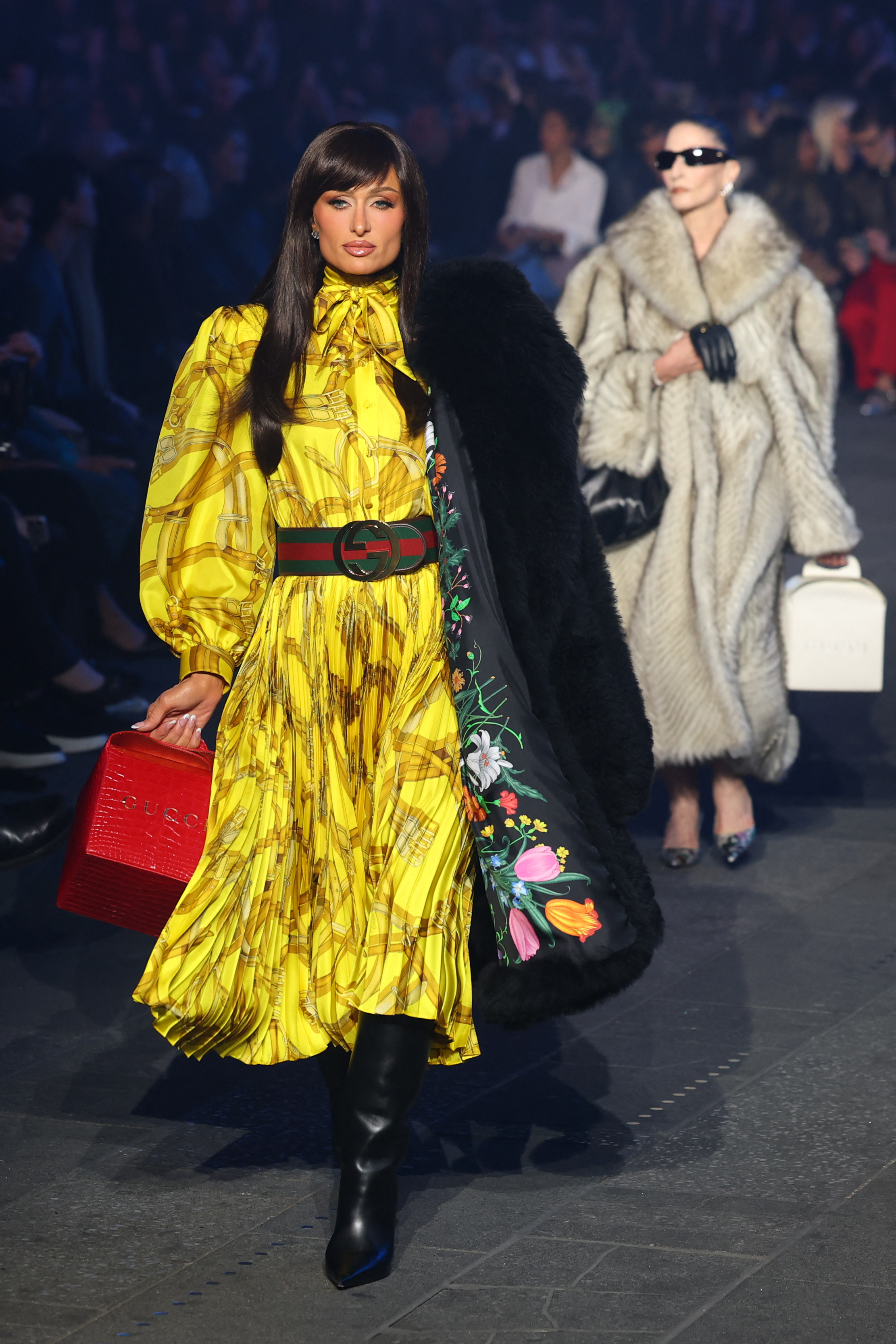 Paris Hilton walks the Gucci Cruise 2027 show
