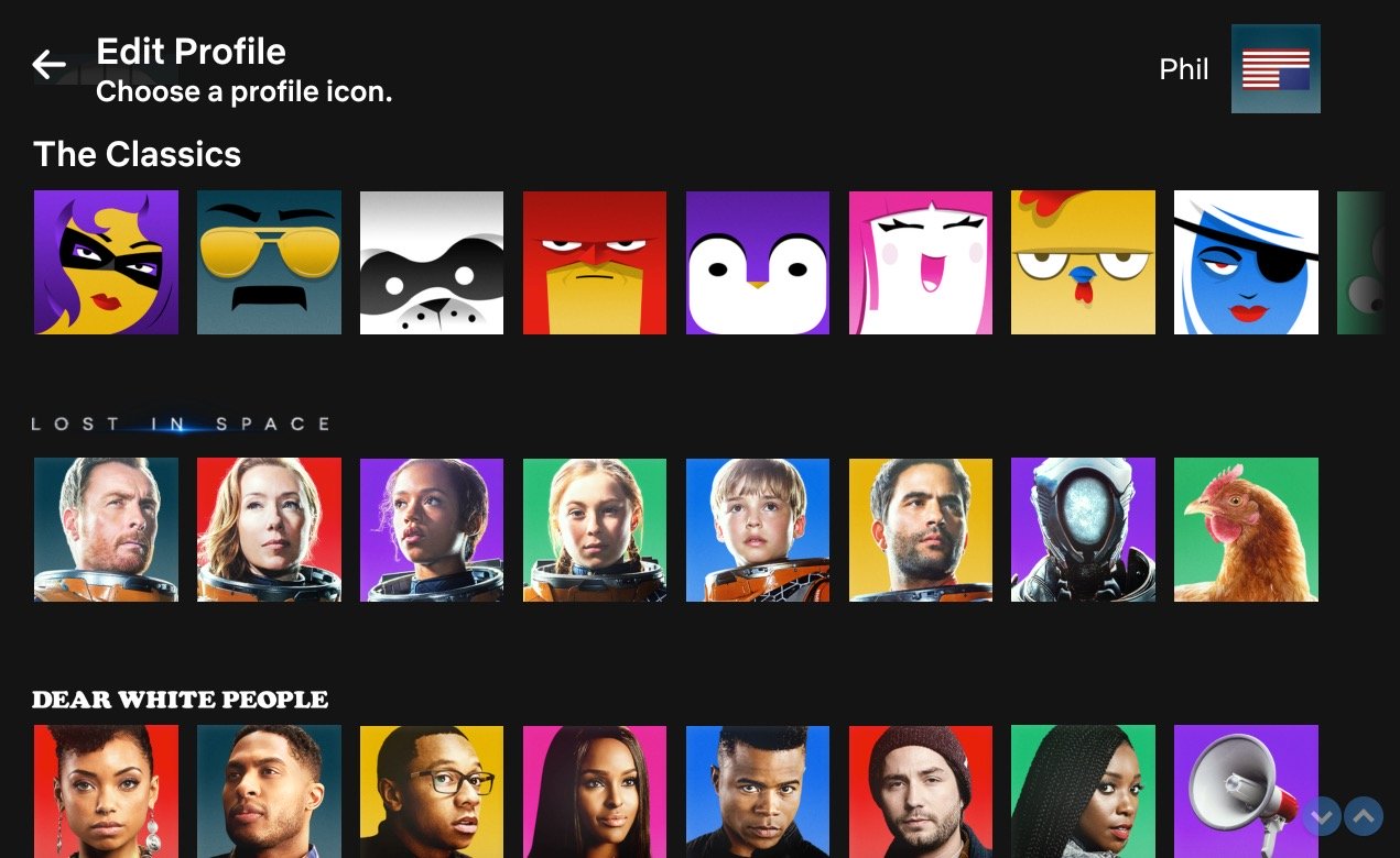 Cập nhật hồ sơ của bạn trên Netflix với những biểu tượng mới nhất. Những biểu tượng cực kì đa dạng và sáng tạo đang chờ đón bạn, hãy chọn cho mình một biểu tượng phù hợp và thể hiện cá tính của mình nhé!