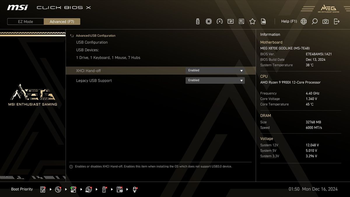 MSI X870E Godlike