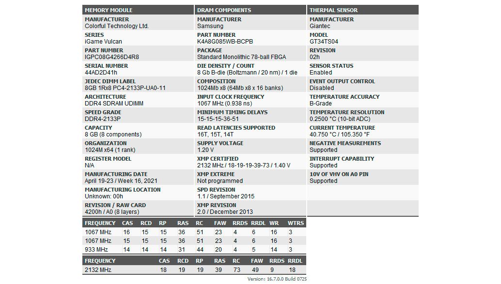 Colorful Vulcan DDR4 4266 CL18 メモリー 32G Colorful Vulcan DDR4 4266 CL18 メモリー 32G