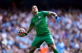 City will be without first-choice goalkeeper Ederson against Burnley