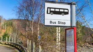 UK bus stop