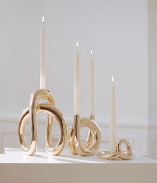 Sculptural candleholders by Charlotte Chesnais and Loro Piana