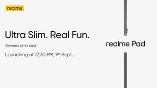 Realme Tab launch announcement