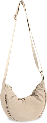 Small Nylon Crescent Crossbody Bag: was $14 now $10 @ Amazon