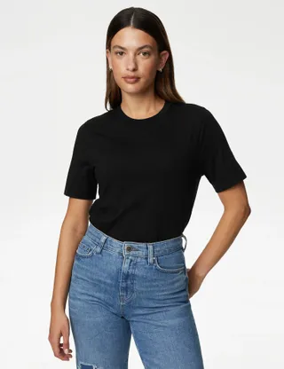 M&S Collection, Pure Cotton Everyday Fit T-Shirt