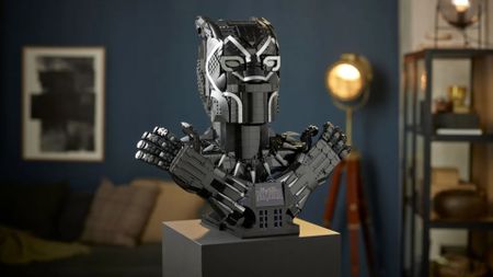 LEGO Black Panther set on display