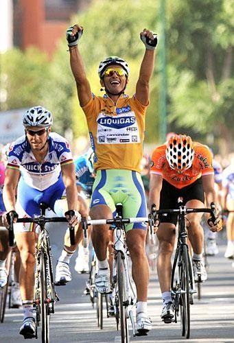 One down, more to come: Daniele Bennati (Liquigas) was happy with a stage win, but he's not done, according to the Italian.