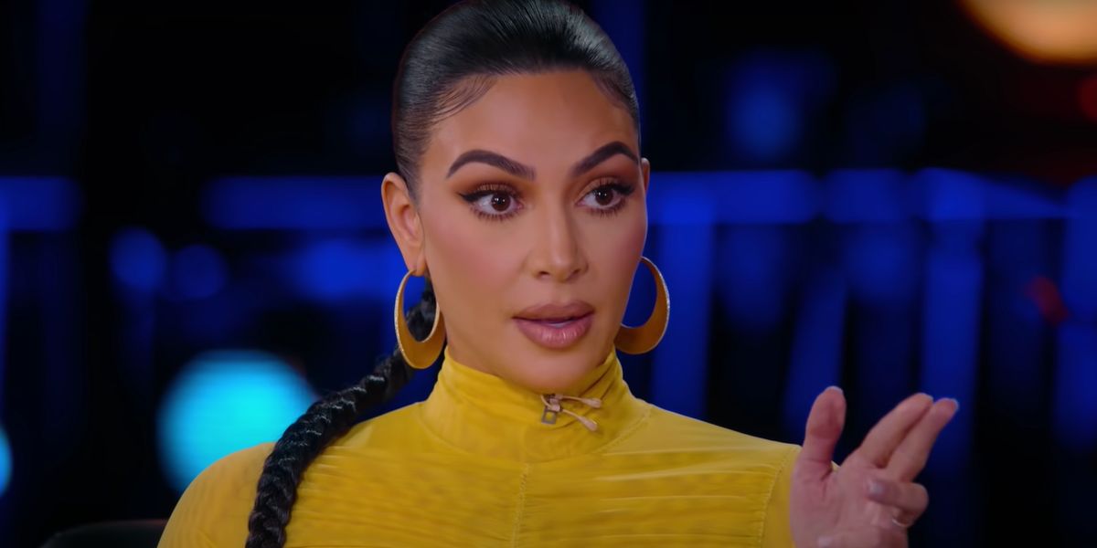 Kim Kardashian speaking with David Letterman on Netflix&#039;s My Next Guest Needs No Introduction with David Letterman