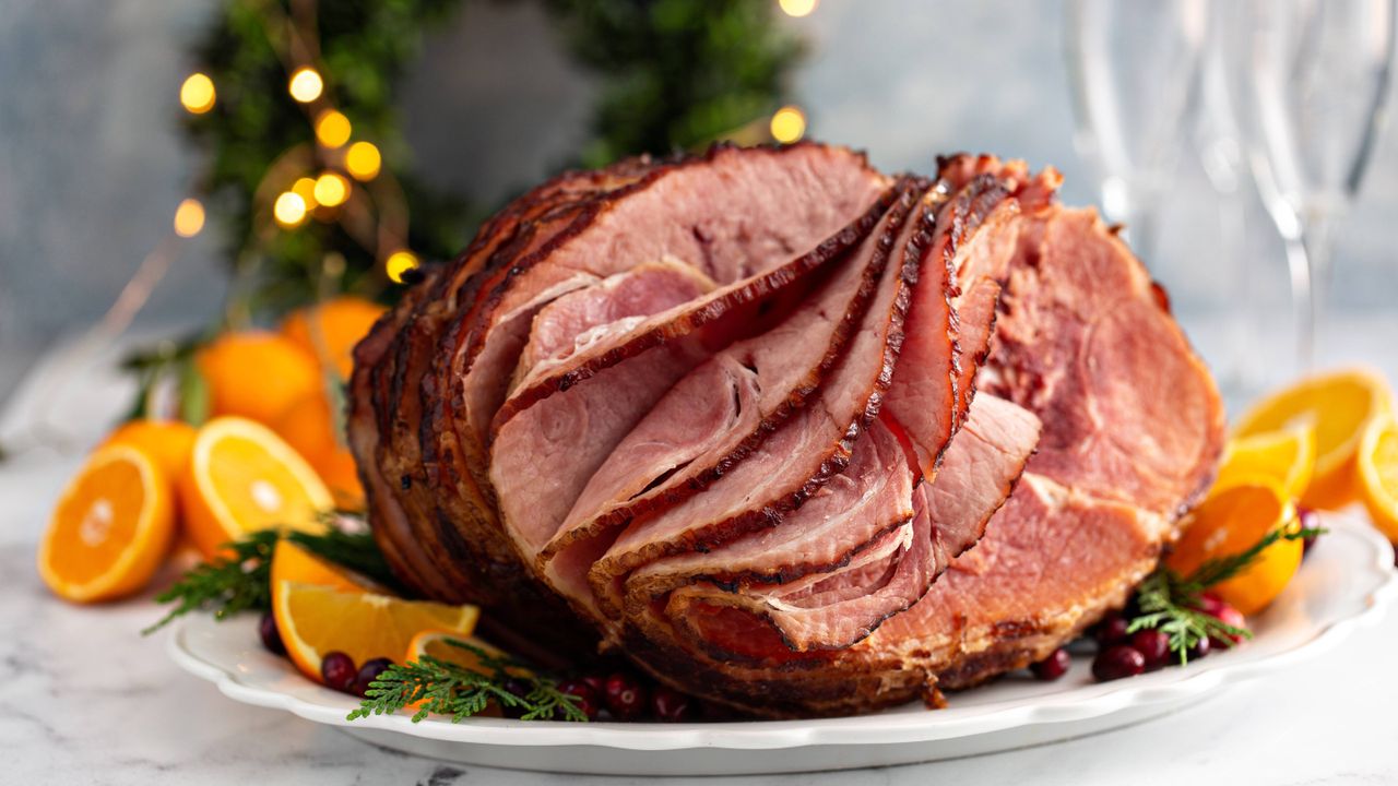 maple glazed gammon