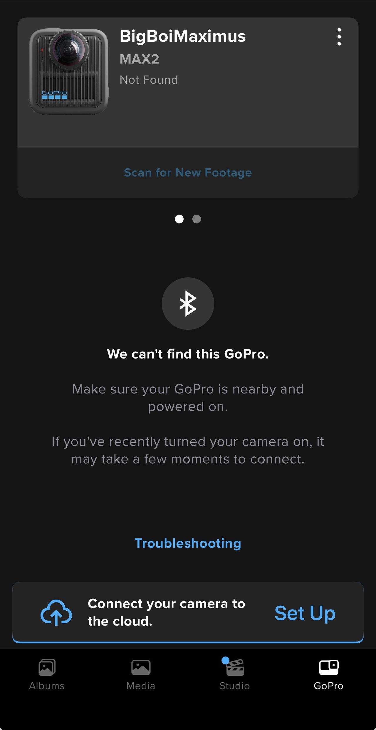 GoPro MAX2 app