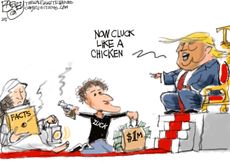 Political cartoon