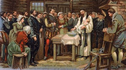 Baptism of Virginia Dare © Hulton Archive/Getty Images
