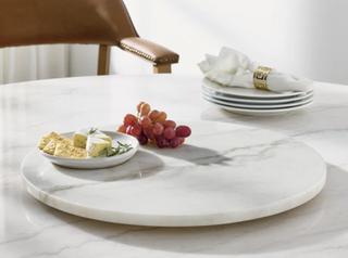 Ivy Bronx Kylynn Marble Lazy Susan from Wayfair