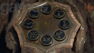 Resident Evil 4 stone dias code combination symbols 