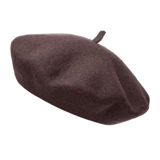 COSHAL Unisex Beret in Brown