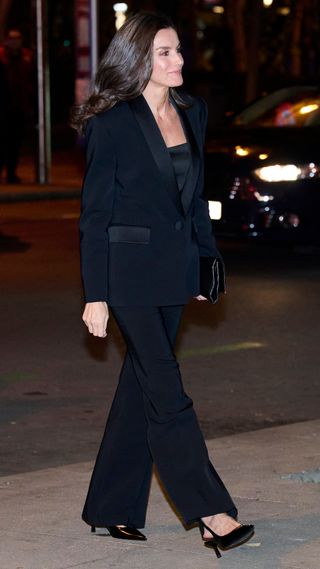 Queen Letizia of Spain attends the 41th "Francisco Cerecedo" Journalism Awards at Ritz Hotel on November 18, 2024