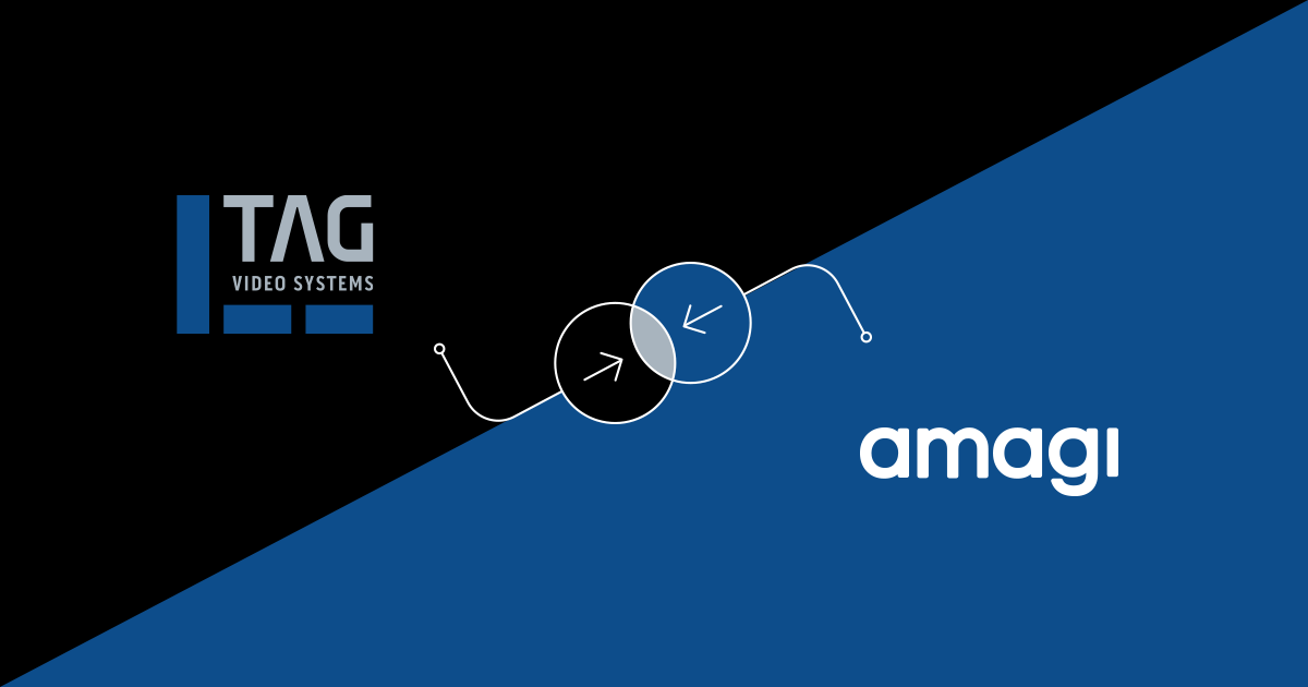 TAG and Amagi logos