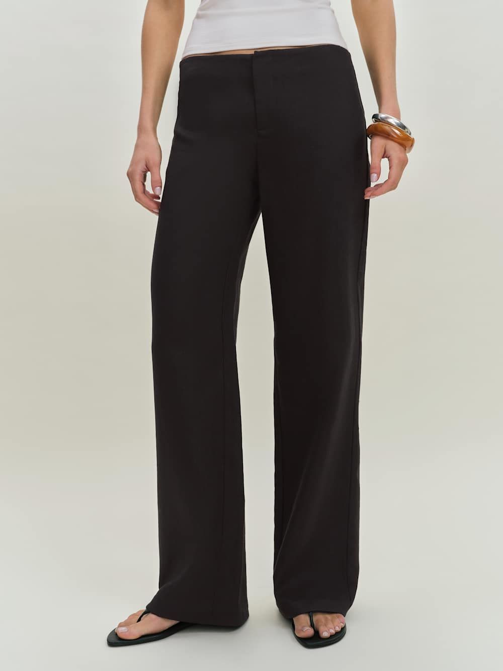 Vida Linen Low Rise Pant