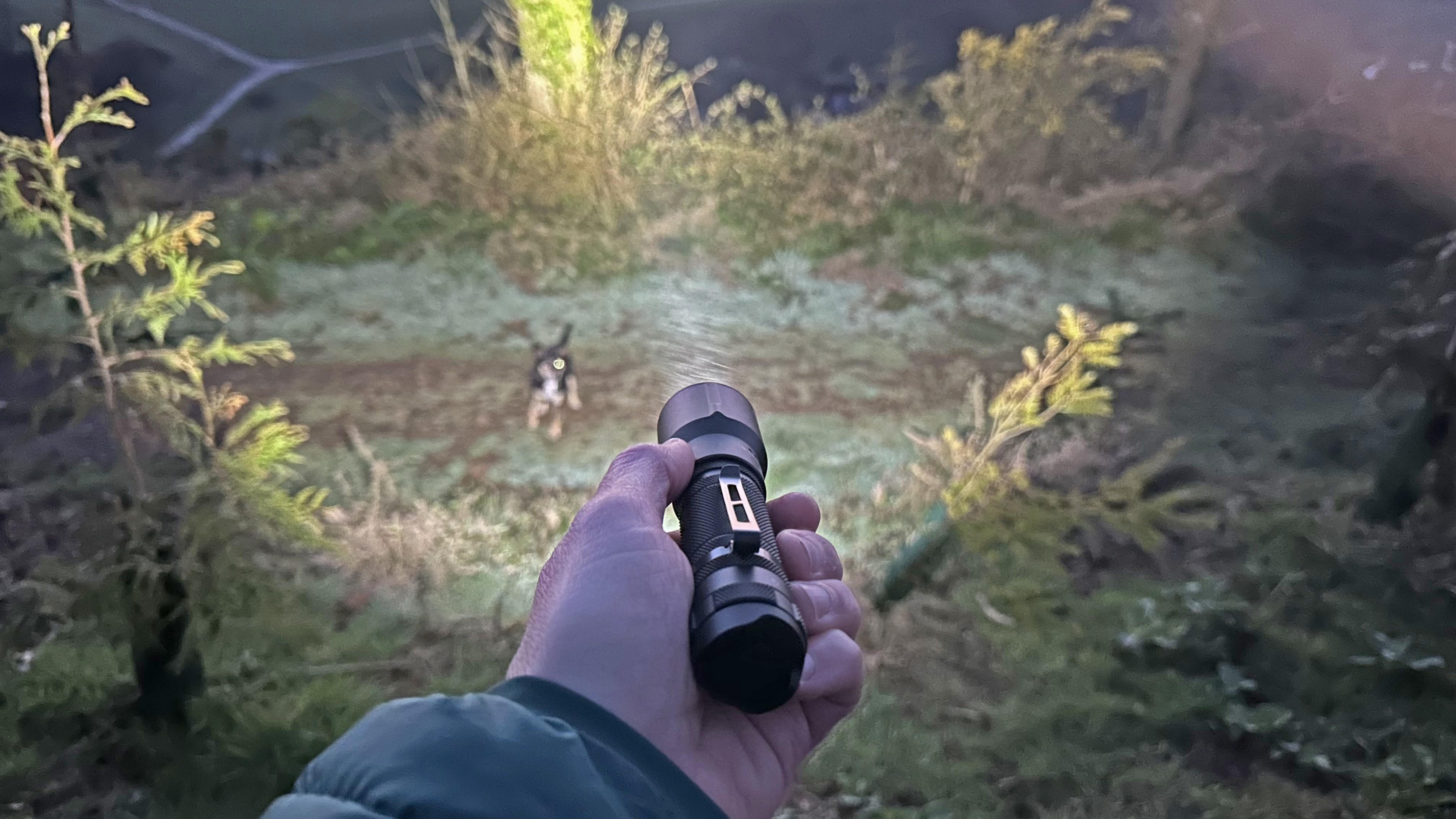 The Ledlenser TT3R in use