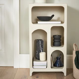 Cream Cabinet With Shelves
