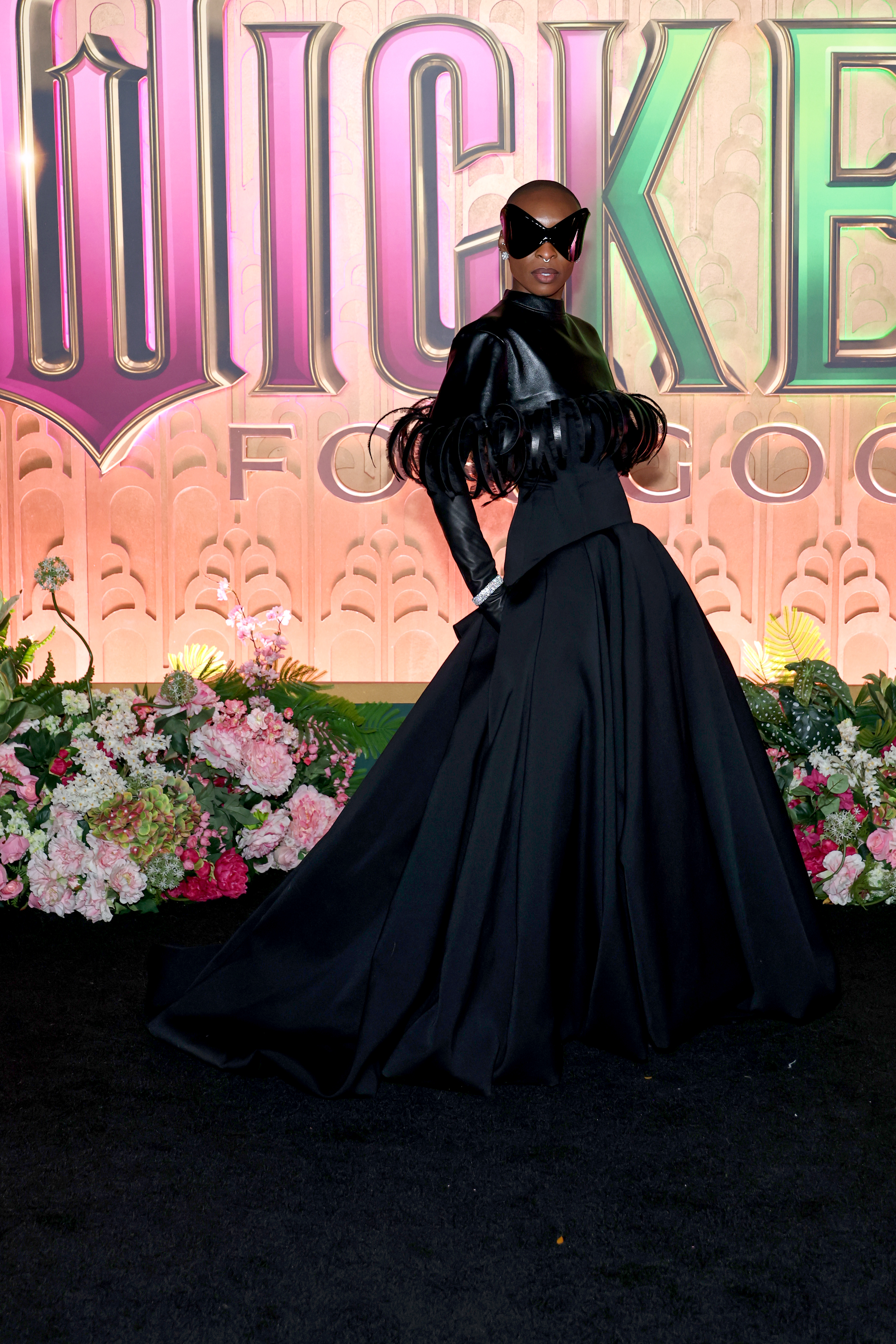 Cynthia Erivo at the Wicked: For Good premiere in NYC