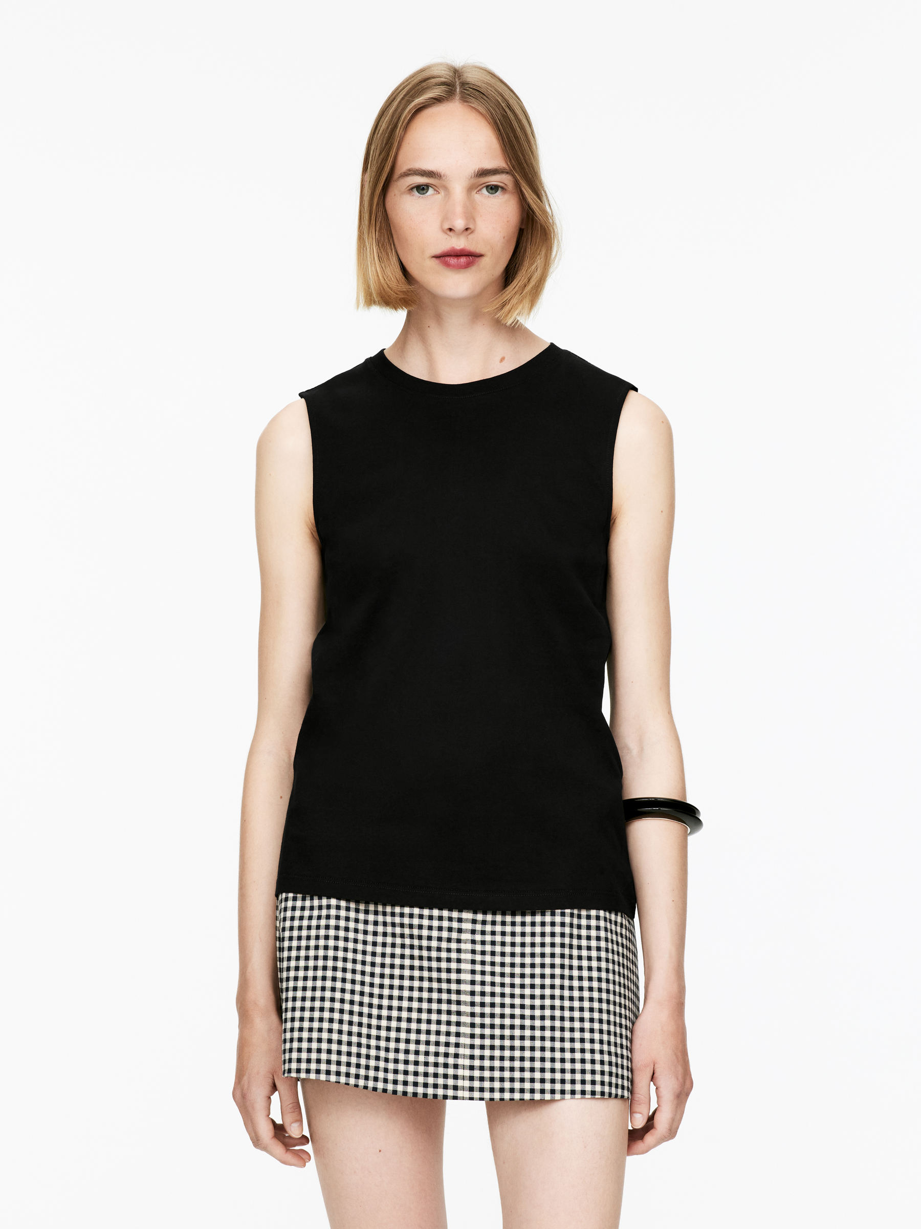 Loose Fit Tank Top 
 Black 
 Women 
 Arket Gb