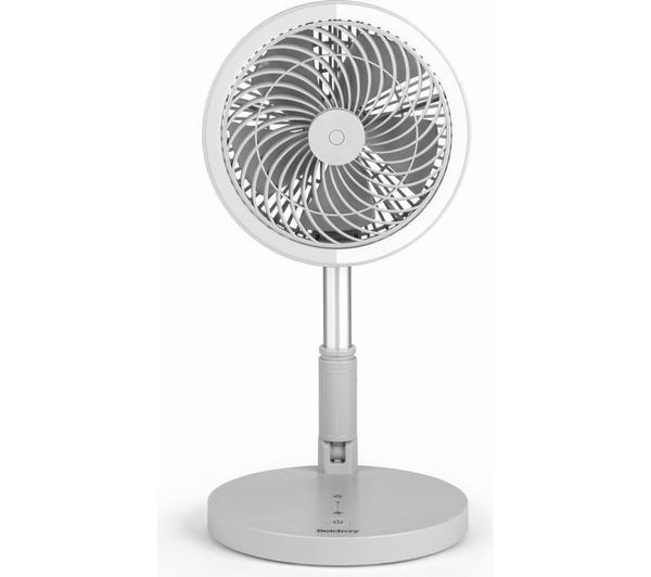 Beldray 3-In-1 Led Cordless Fan - Grey