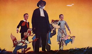 Song Of The South Uncle Remus, the kids, and the animals stand on a hill