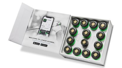 Arccos Golf smart sensors pictured