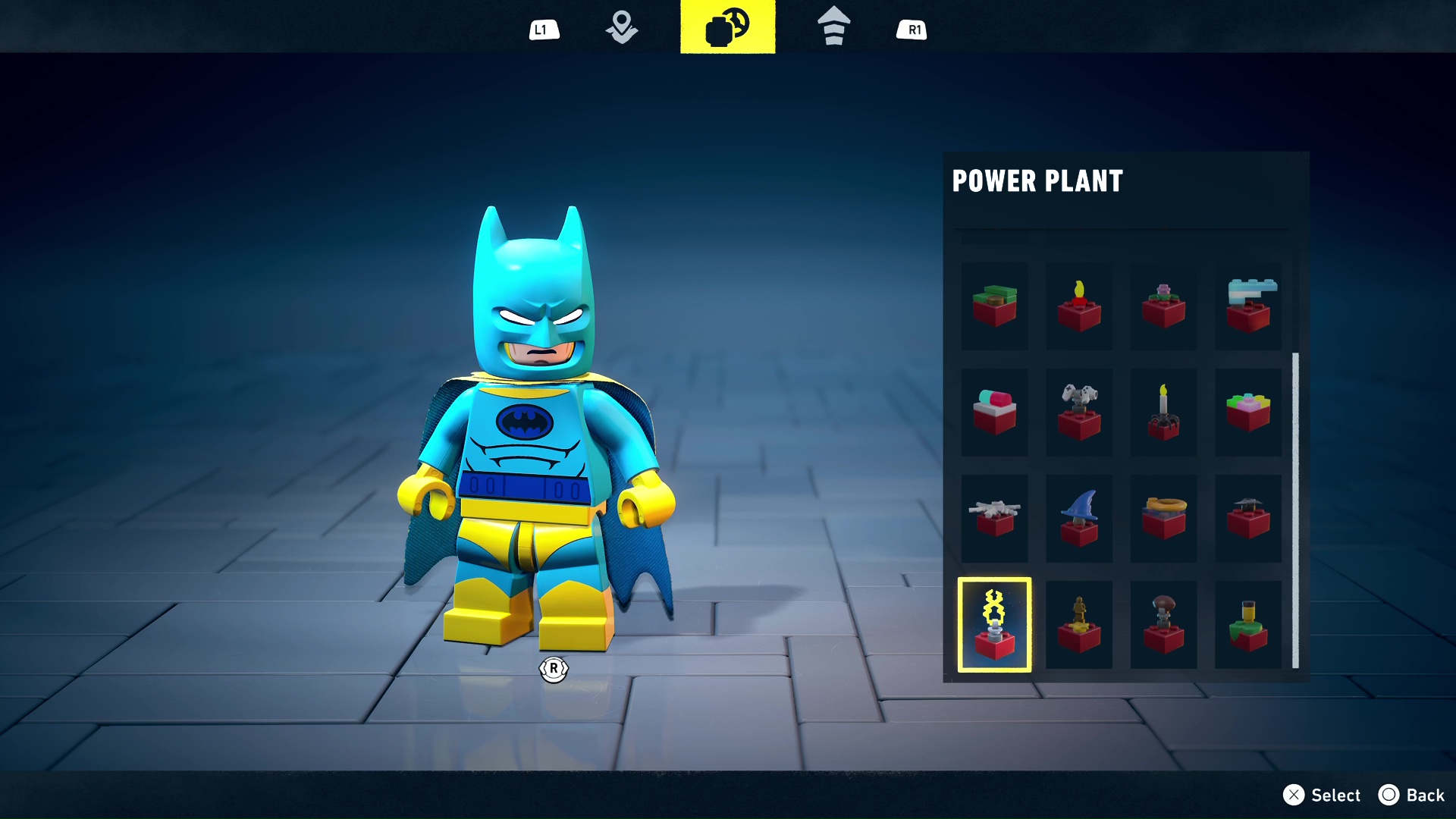 Power Plant Red Brick modifier in Lego Batman Legacy of the Dark Knight